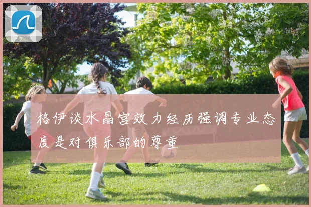 格伊谈水晶宫效力经历强调专业态度是对俱乐部的尊重